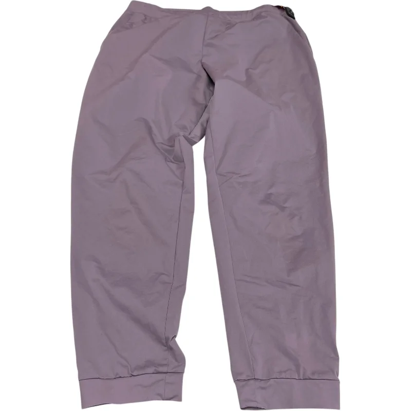 Casual Fit Outdoor Pants-Athletic Pants By Uniqlo In Purple, Size: L