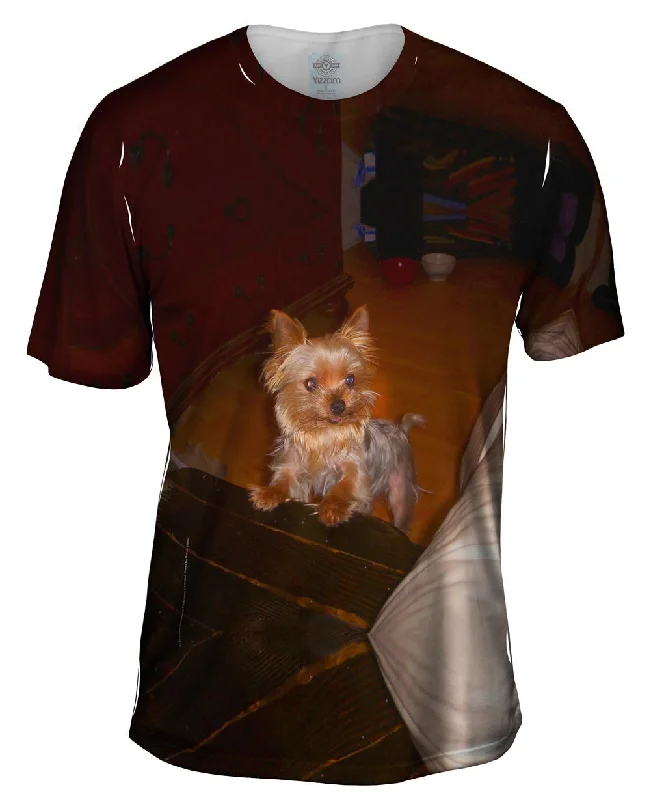 Casual Wear T-Shirt-Rambunctious Yorkie