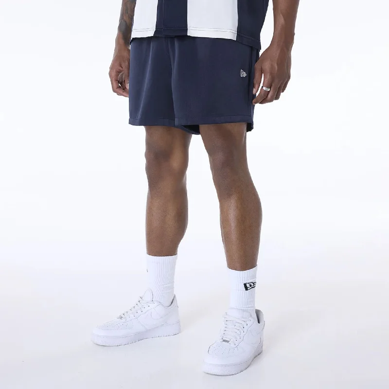 Summer Hiking Shorts-New Era Woven Navy Shorts