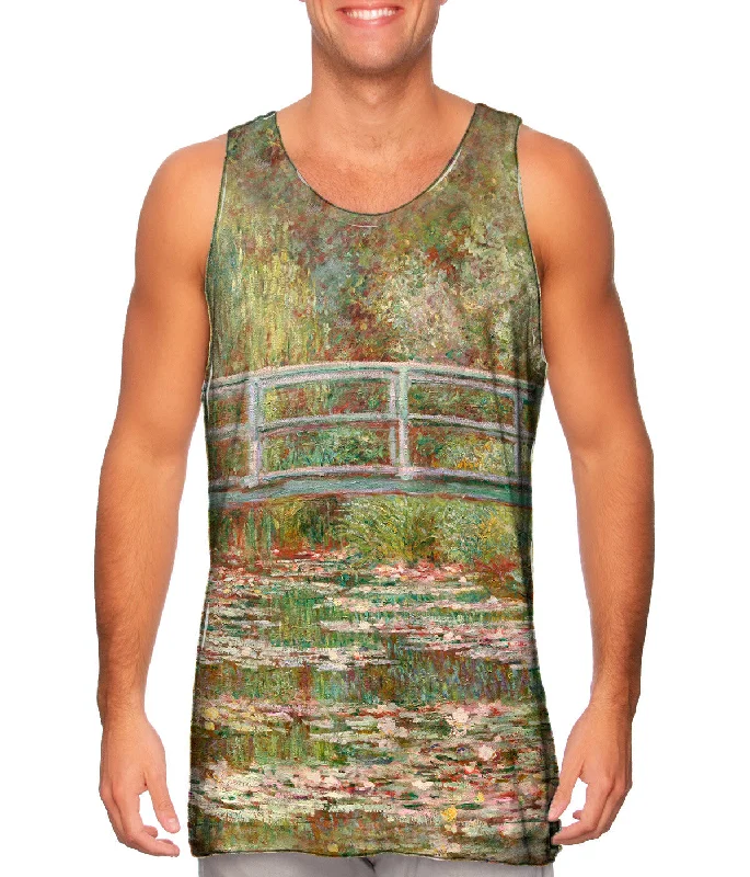 Casual Summer Tank-Monet -"Bridge Over Water Lilies" (1899)