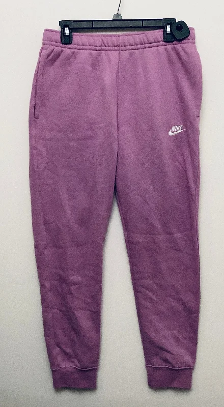 Tailored Business Trousers-Pants Joggers By Nike In Purple, Size: M