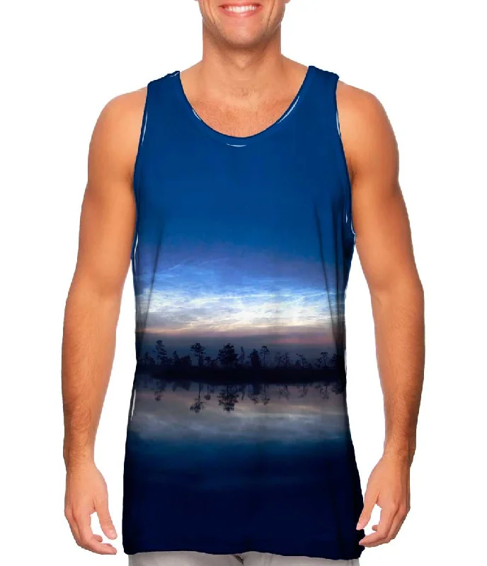 Active Lifestyle Tank-Noctilucent Clouds Glowing