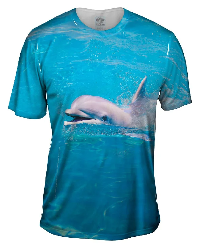 Peaceful Nature T-Shirt-Happy Dolphin