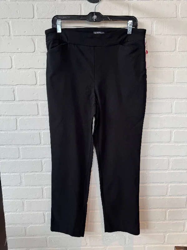 Stretch Performance Pants-Pants Dress By Hilary Radley In Black, Size: 12