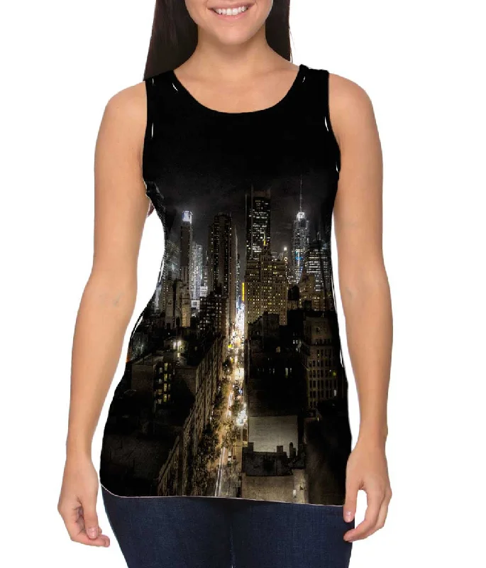 Graphic Design Tank-New York City At Night