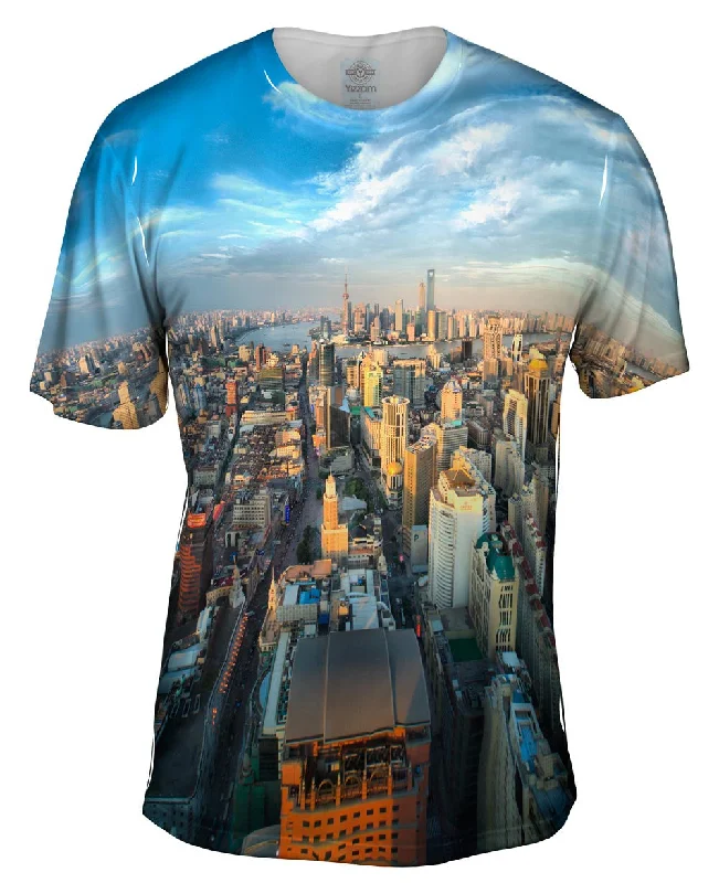 Pop Culture T-Shirt-Shanghai City Scape