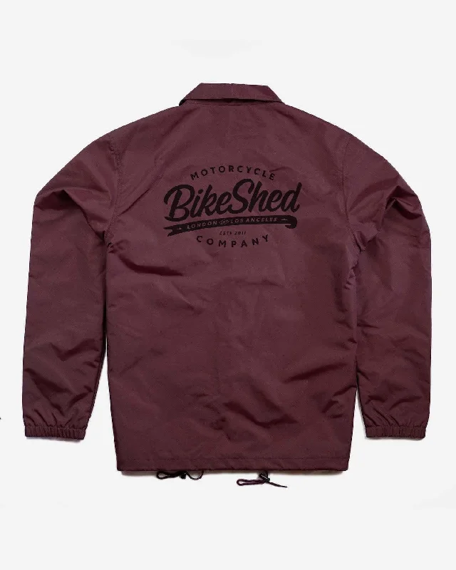 Thermal Insulation Jacket-BSMC Company Coach Jacket - Burgundy