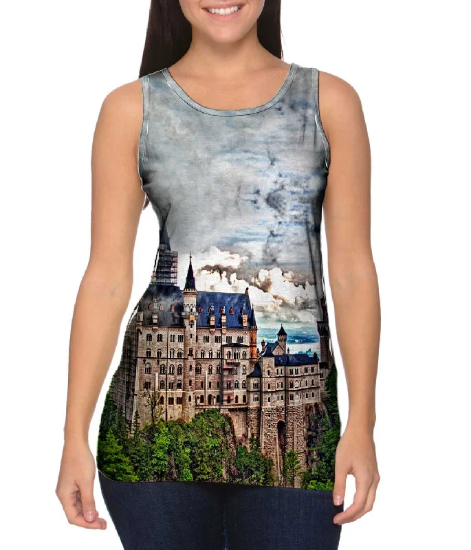 Performance Tank Top-Neuschwanstein Castle Brown