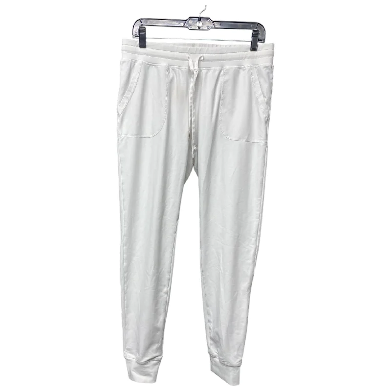 Wide Waistband Pants-Athletic Pants By Zyia In White, Size: L