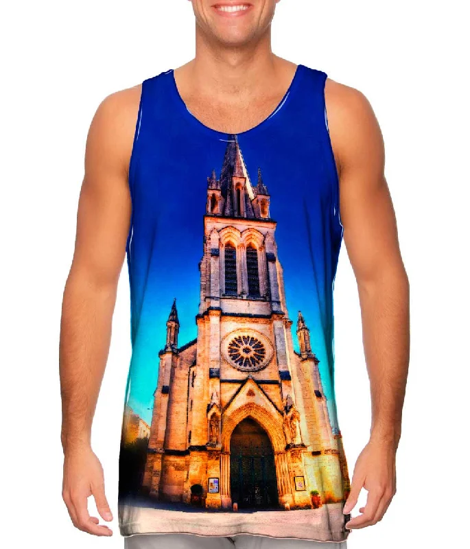 Summer Beach Tank-Montpellier Sainte Anne Church