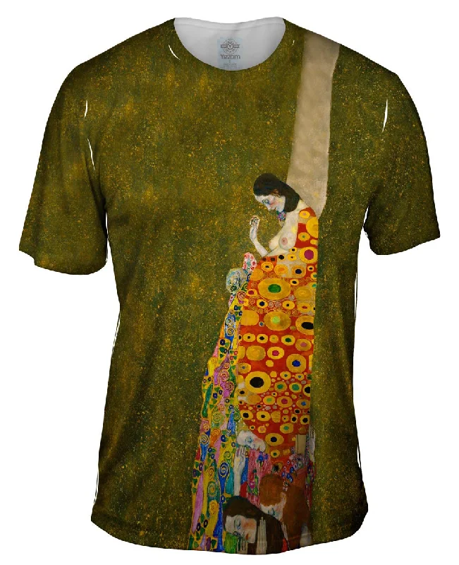 Summer Graphic T-Shirt-Gustav Klimt -"Hope II" (1908)