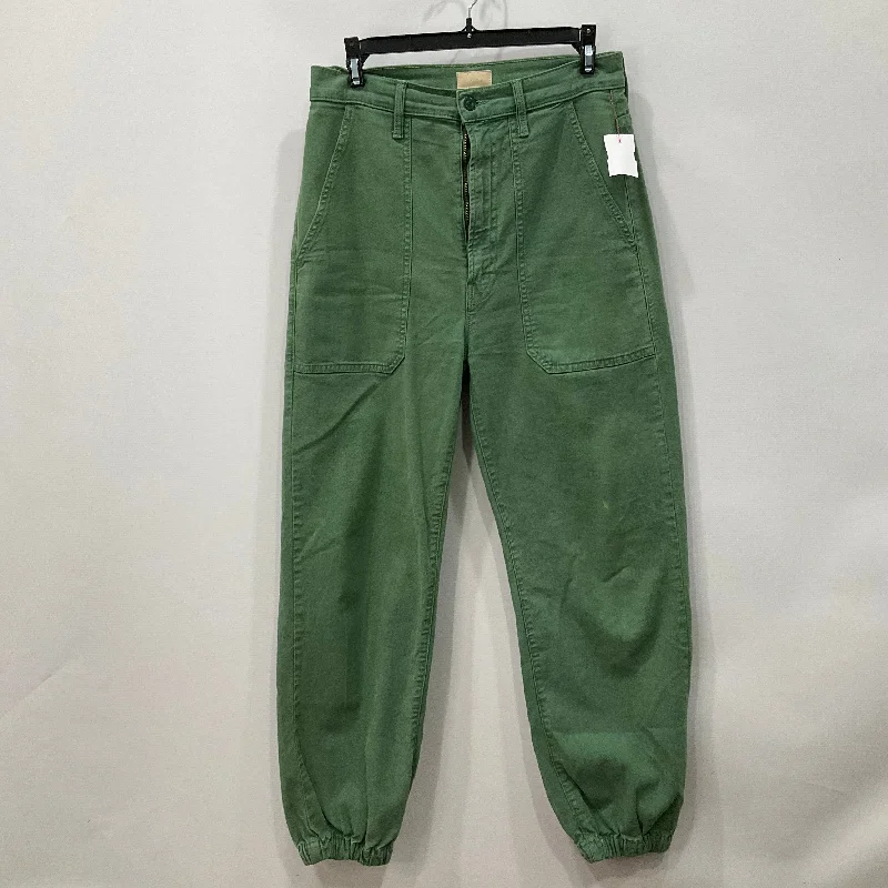 Summer Linen Pants-Pants Chinos & Khakis By Mother In Green, Size: 6