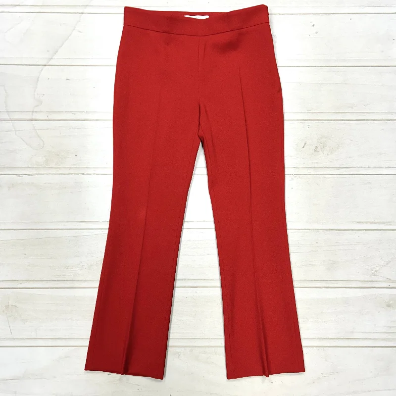 Stylish Linen Pants-Pants Designer By Max Mara  Size: 8