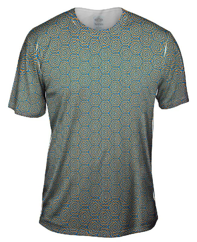 Urban Graphic T-Shirt-Optical Illusion Jazz Swirl