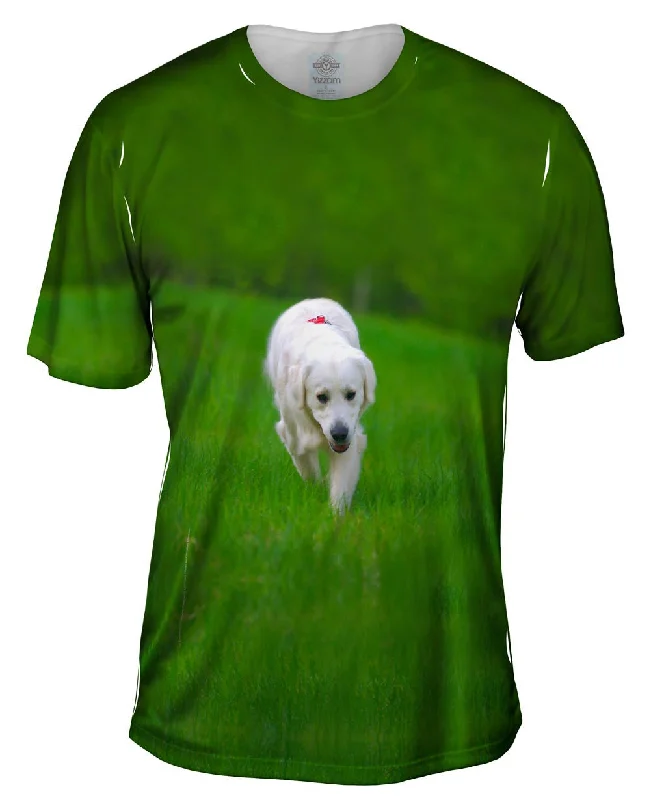 Basketball Graphic T-Shirt-Jolly Retriever