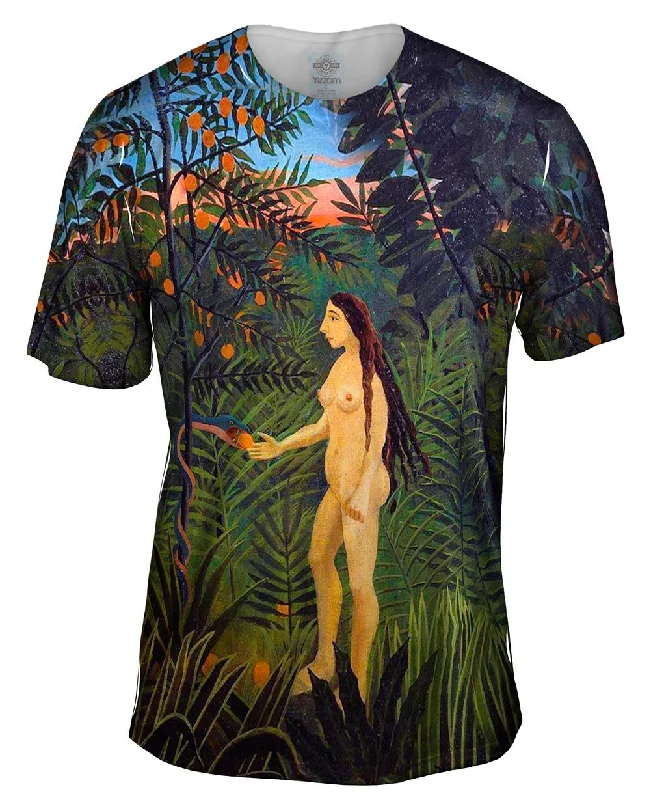 Summer Vibes T-Shirt-Henri Rousseau - "Eve And The Serpent" (1905)