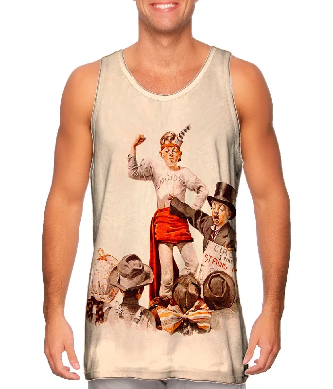 Fitness Training Vest-Norman Rockwell - "The Circus Barker" (1916)