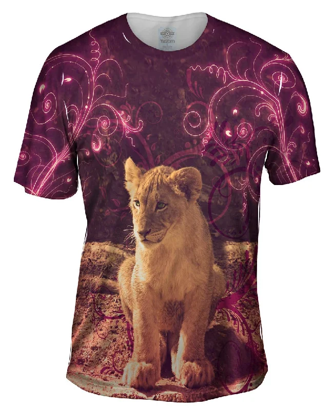 Baseball Graphic T-Shirt-Princess Lioness Cub