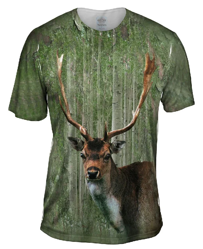 Surf Style T-Shirt-Moss Stag