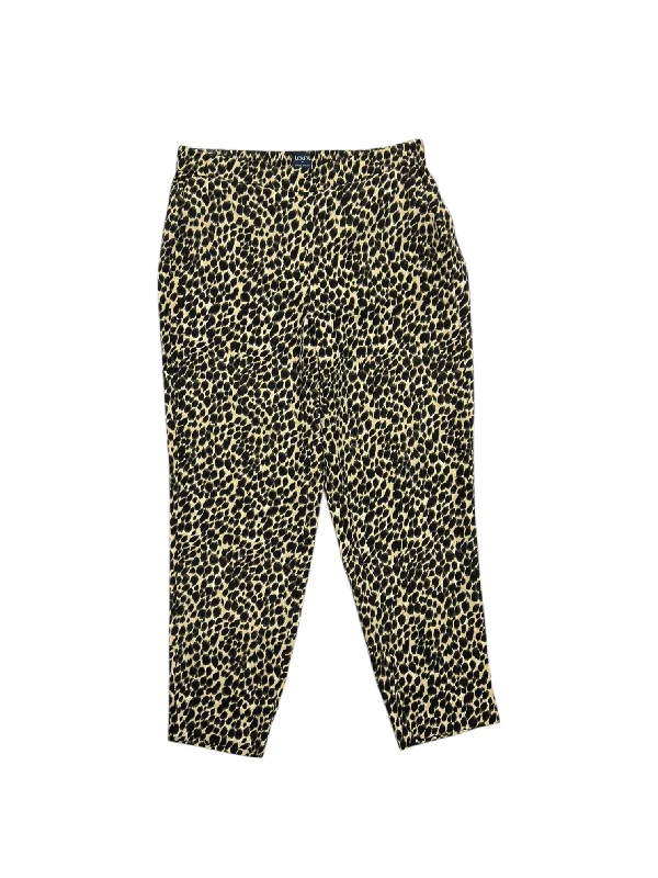 Distressed Denim Pants-Pants Other By J. Crew In Animal Print, Size: 10