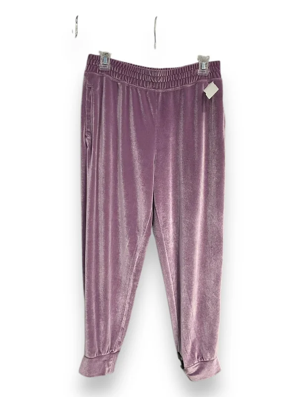 Sports Performance Pants-Athletic Pants By Fabletics In Purple, Size: M