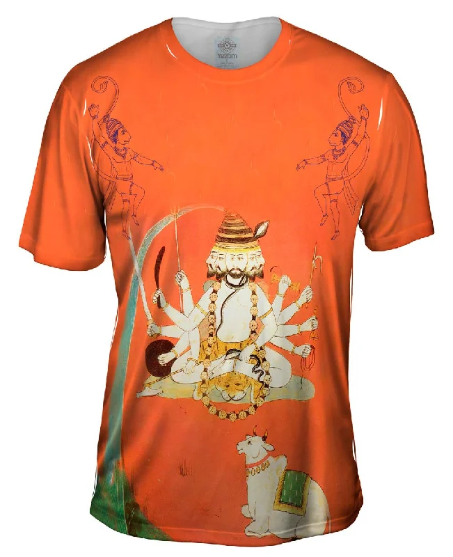 Animal Lovers T-Shirt-India - "Shiva With Sacred Bull"