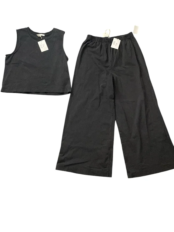 Comfortable Lounge Pants-Pants Set 2pc By Z Supply In Black, Size: M