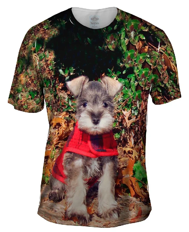 Fantasy Graphic T-Shirt-Miniature Schnauzer Puppy