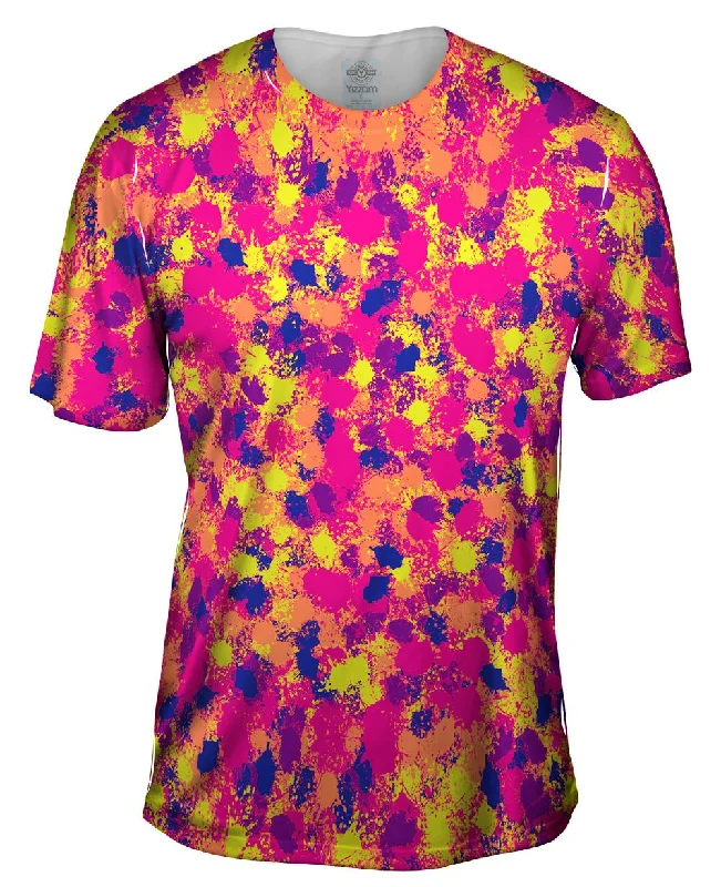 Peace Sign T-Shirt-Paint Splatter Madness Mix