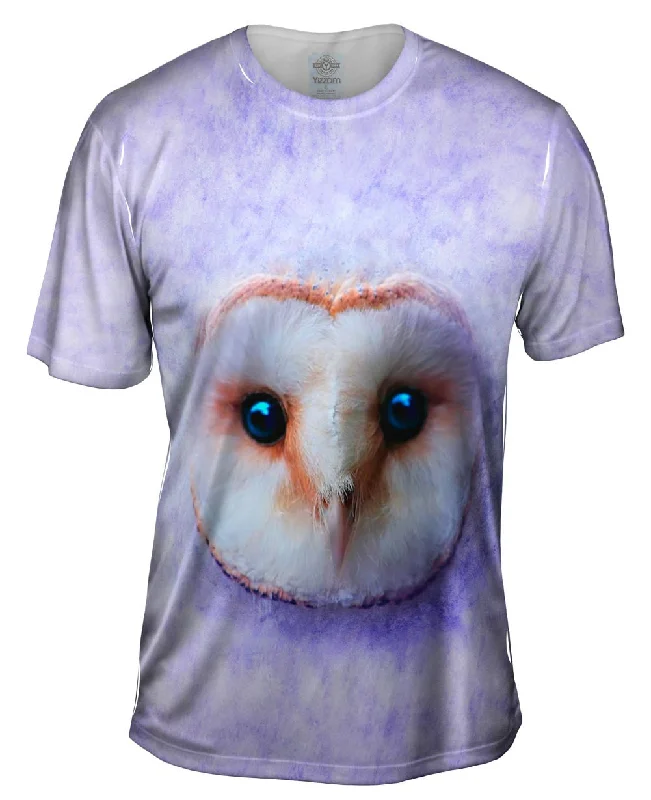 Artistic Expression T-Shirt-Owl Face Violet