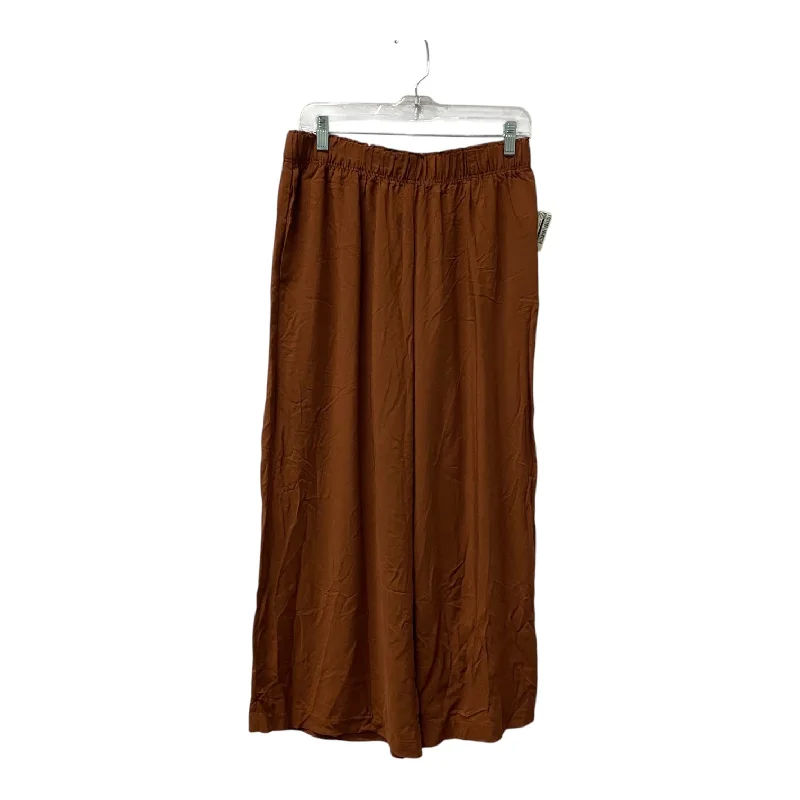 Outdoor Cargo Trousers-Pants Lounge By H&M In Brown, Size:10