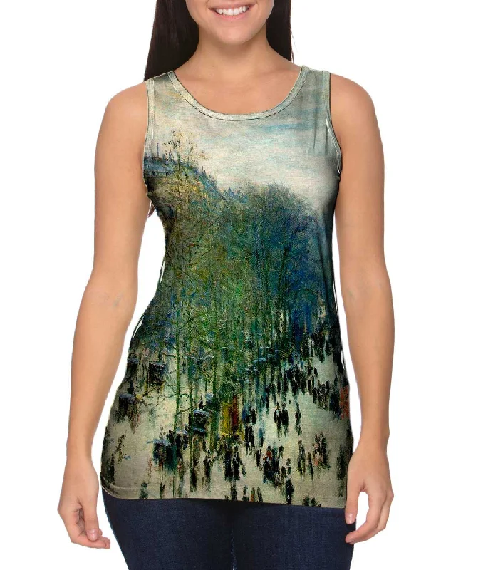 Outdoor Hiking Vest-Monet -"Boulevard des Capucines" (1874)