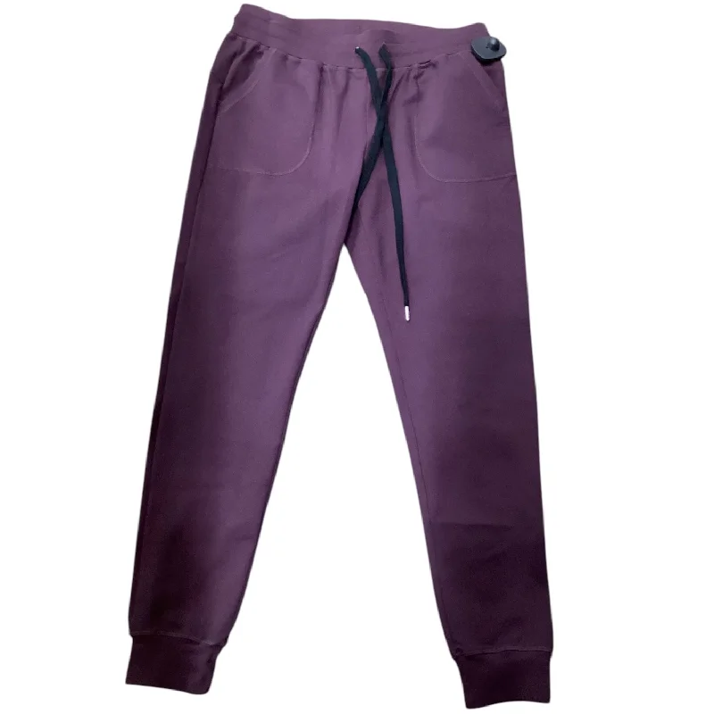 Cool Graphic Joggers-Athletic Pants By Zyia In Purple, Size: S