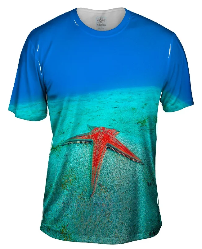 Camping T-Shirt-Pecheur De Stars Starfish Underwater