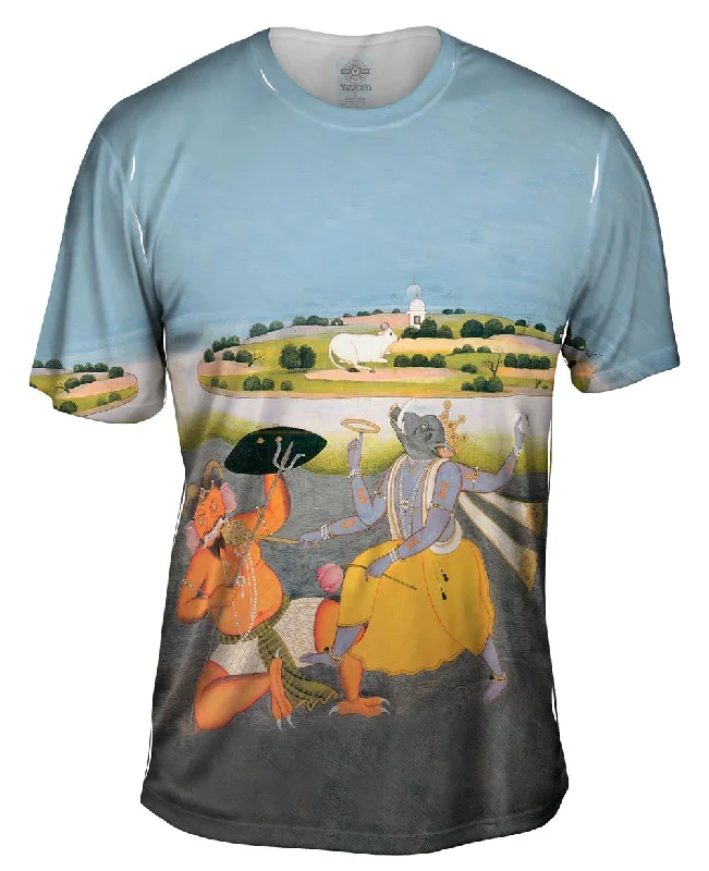 Inspirational Graphic T-Shirt-India - "Incarantion Of Vishnu As Boar"