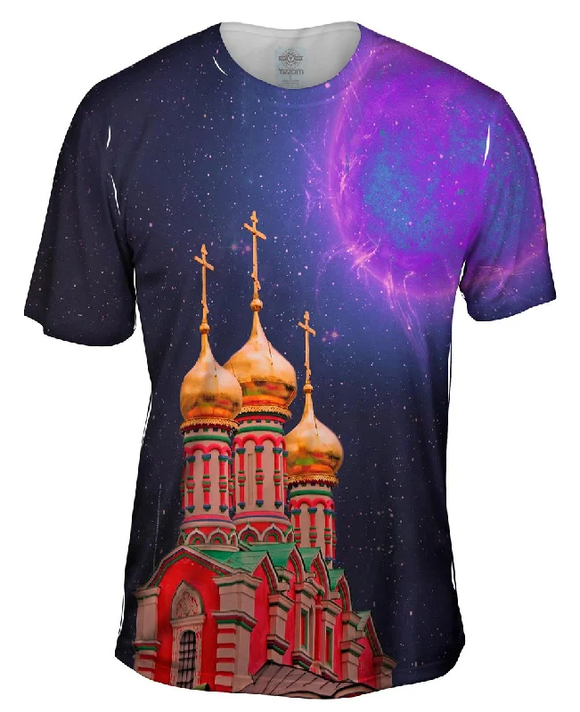 Vintage Style T-Shirt-Golden Domes