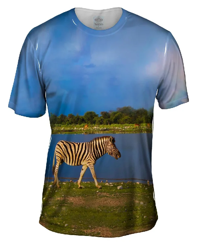 Peaceful Nature T-Shirt-OMG Laughing Giraffe Rainbow