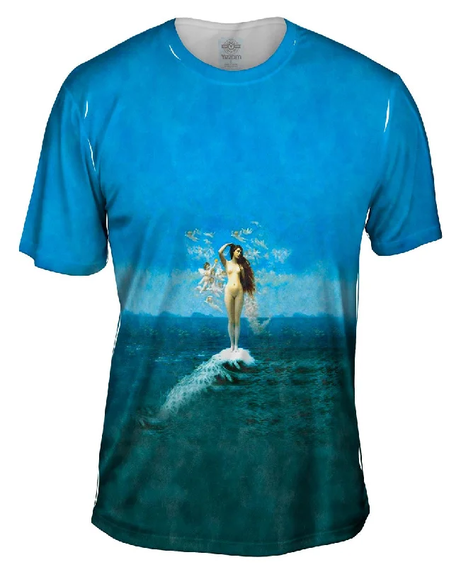 Christmas Graphic T-Shirt-Jean-Leon Gerome - "Venus Rising" (1890)