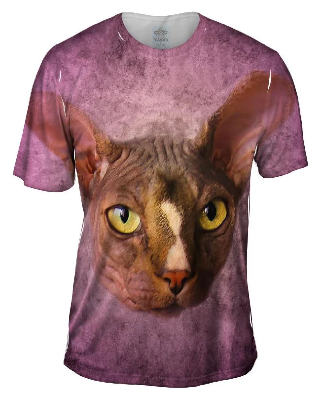 Animal Lovers T-Shirt-Sphynx Cat Face