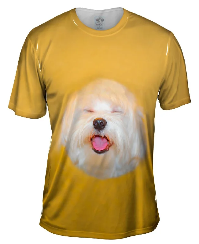 Birthday T-Shirt-Singing Maltese