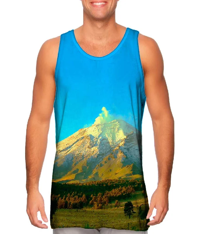 Lightweight Gym Tank-Mexican Volcano