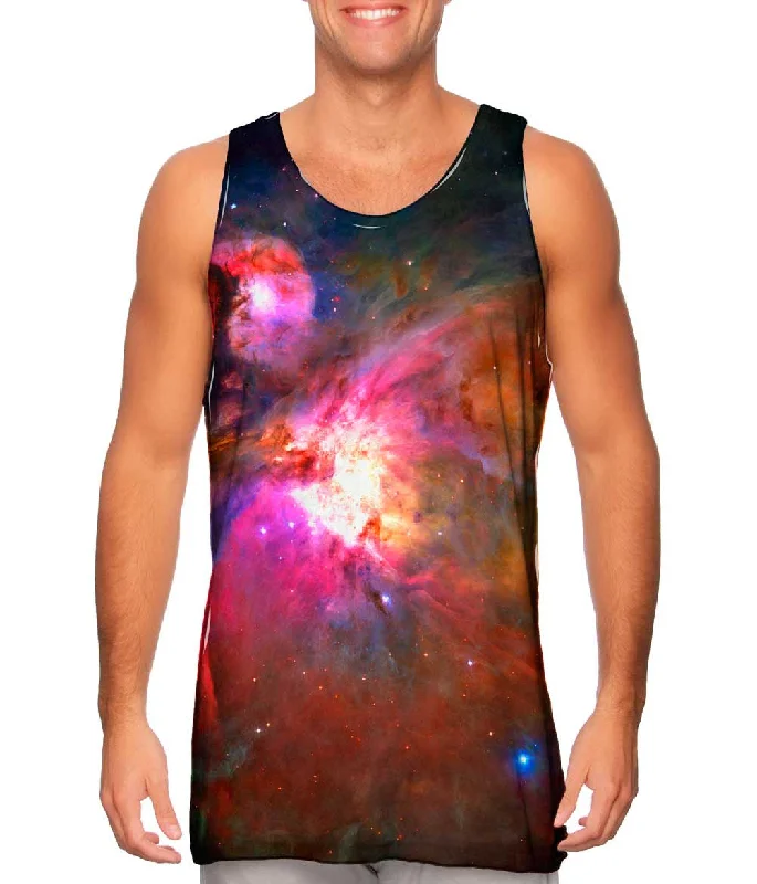 Casual Cotton Vest-Orion Nebula Hubble 2006 Mosaic Space Galaxy