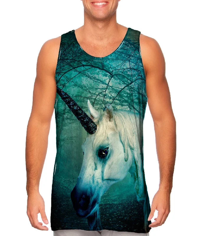 Relaxed Fit Sleeveless Shirt-Mystic Unicorn