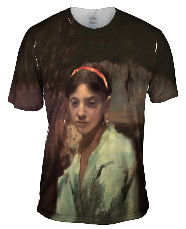 Motivational Quote T-Shirt-Sargent -"Capri Girl" (1878)