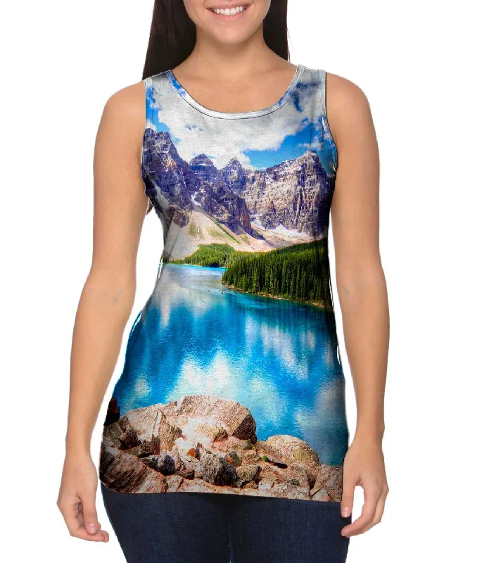 Lightweight Gym Tank-Moraine Lake