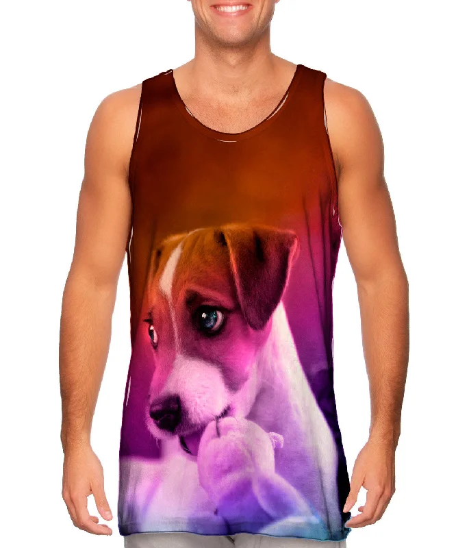 Yoga Sleeveless Top-Parson Terrier Puppy