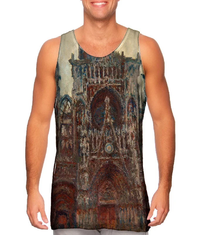 Cotton Blend Sleeveless-Monet -"Roun Cathedral Evening" (1894)