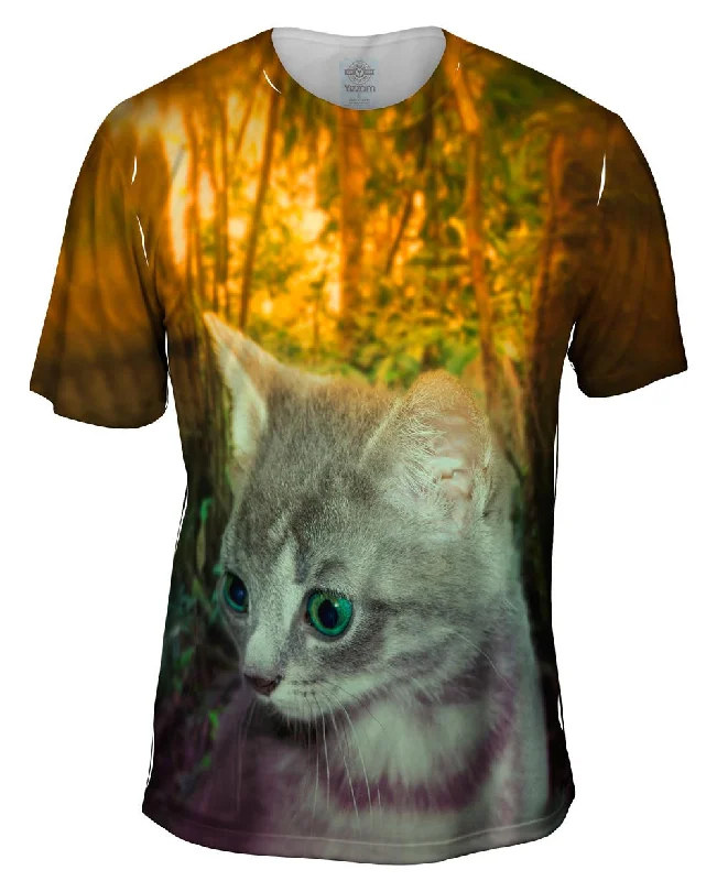 Custom Logo T-Shirt-Jungle Kitten