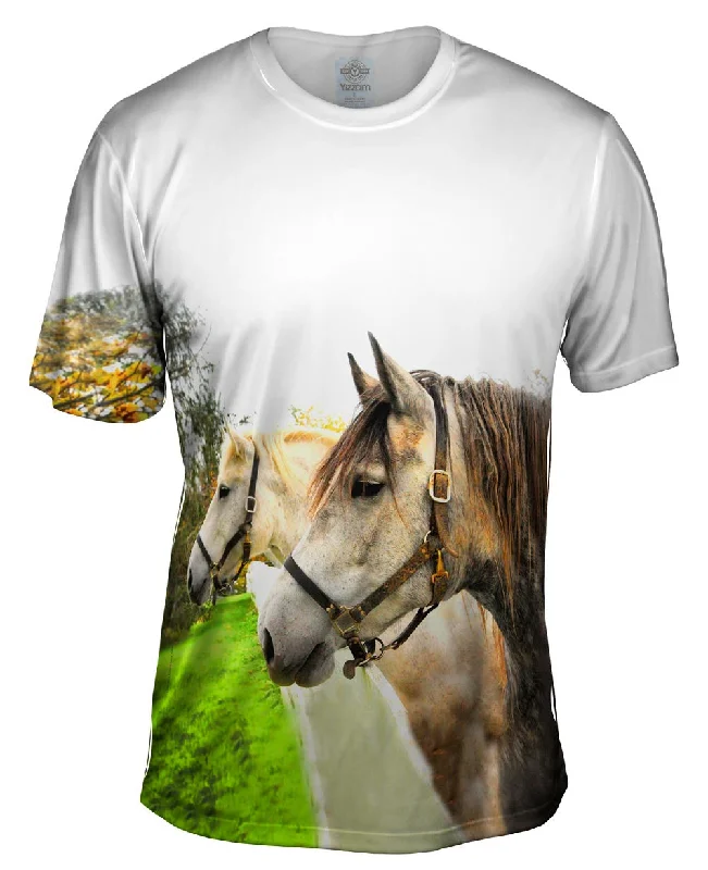 Fantasy Graphic T-Shirt-Horse Profile