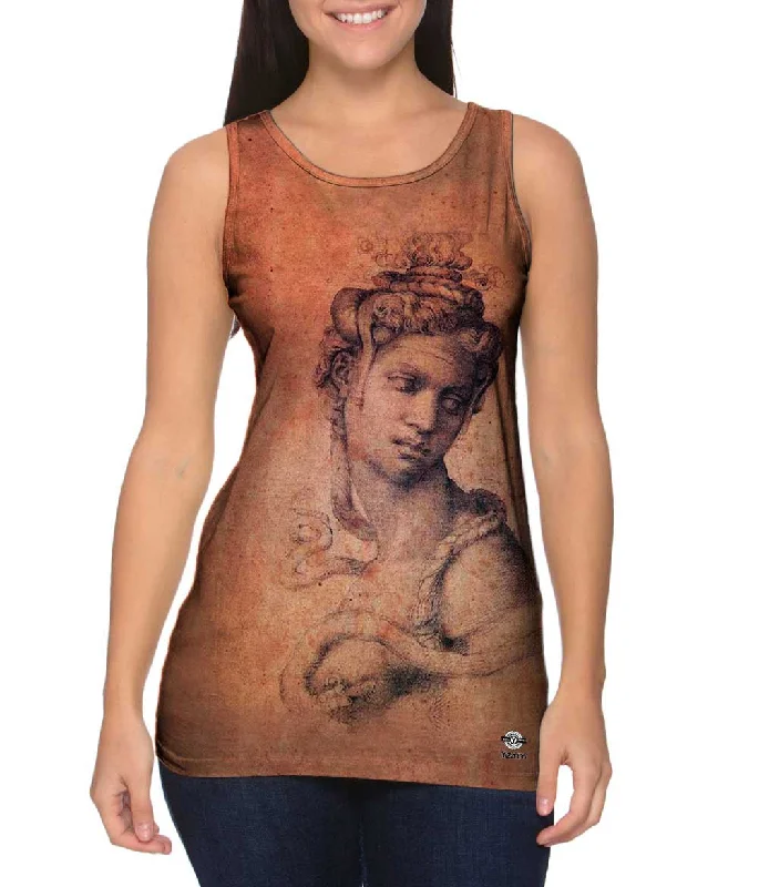 Soft Cotton Tank-Michelangelo - "Cleopatra" (1533)